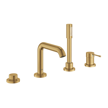 Baterie na okraj vany Grohe Essence 4 - otvorová kartáčovaný Cool Sunrise 25251GN1