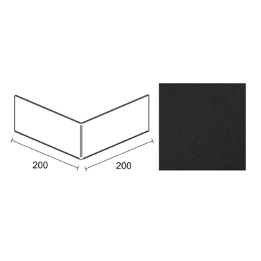 Roh vnější 90° Profilpas PROTEC CPLV/100/E antická šedá