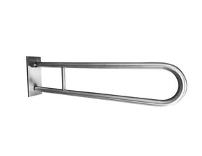 Úchyt sklopný ve tvaru U Bemeta Help 850 mm s krytkou nerez matný