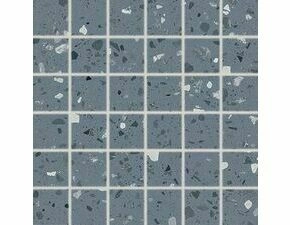 Mozaika Rako Porfido 5×5 cm (set 30×30 cm) modrá DDM06815