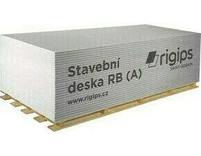 Deska sádrokartonová Rigips RB (A) 12,5×1250×2000 mm