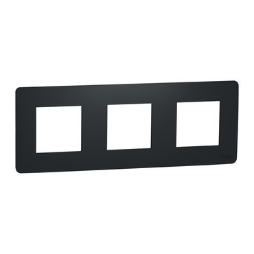 Rámeček Schneider Electric Unica Nová Studio trojnásobný antracit