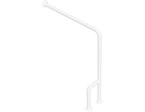 Madlo opěrné levé Bemeta Help bez krytky, skládané bílé