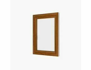 Okno plastové BRAVO OS1 golden oak/white levé 600×900 mm