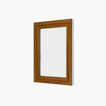 Okno plastové BRAVO OS1 golden oak/white levé 600×900 mm