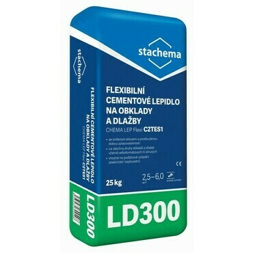 Lepidlo cementové C2TE S1 Stachema LD300/CHEMA LEP Flexi 25 kg