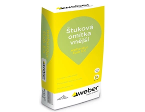 Omítka štuková weberdur štuk EX 25 kg