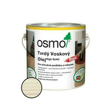 Olej tvrdý voskový Osmo Rapid 3240 bílý 2,5 l
