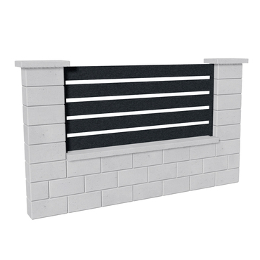 Výplň plotová DEKMETAL TAVOLA 2G43A anthracite grey