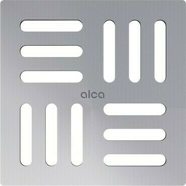 Mřížka designová Alca MPV001 102×102 mm nerez lesk
