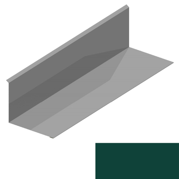 Lemování ke zdi rovnoběžné s okapem RS250S-105 SP 25 RAL 6005 zelená