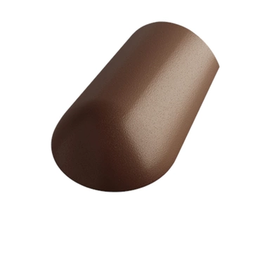 Hřebenáč koncový Betonpres Exclusiv tmavohnědá