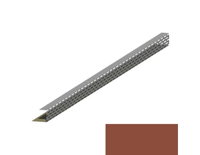 Lišta perforovaná MAXIDEK 2M264 cihlově hnědá