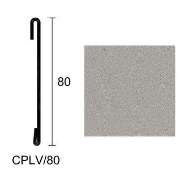 Krycí profil Profilpas PROTEC CPLV/80 šedobéžová