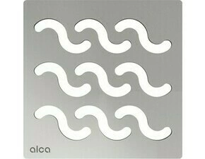 Mřížka designová Alca MPV002 102×102 mm nerez lesk
