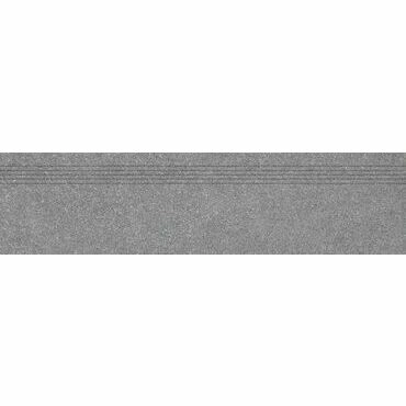 Schodovka Rako Block 30×120 cm tmavě šedá DCPVF782