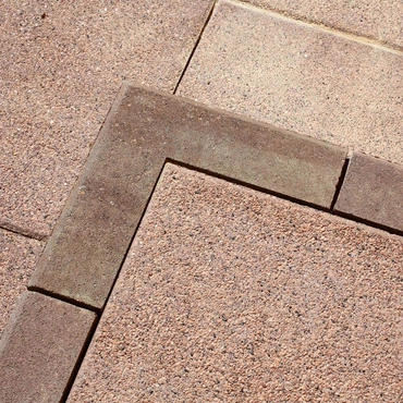 Obrubník rohový vnější BEST LINEA standard karamelový 80x250x250 mm