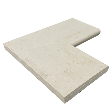 Lem bazénový vnitřní roh Presbeton VERTO reliéfní slonovinová 600×600×45 mm