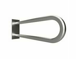 Madlo podpěrné ve tvaru U Bemeta Help 750 mm s krytkou nerez matný