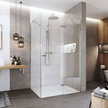 Dveře sprchové + boční stěna Mereo Novea CK10315ZP 1 000×900 mm pravé chrom/čiré sklo