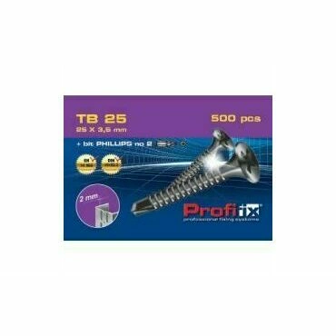 Šrouby DK Mont TB 25 mm (100 ks/bal.)