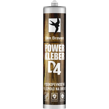 Lepidlo polyuretanové Den Braven Power Kleber D4 300 ml