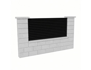Výplň plotová DEKMETAL RAZZO 2N156 jet black