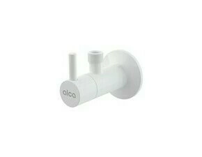 Ventil rohový Alca ARV001B 1/2"×3/8" s filtrem bílá-lesk