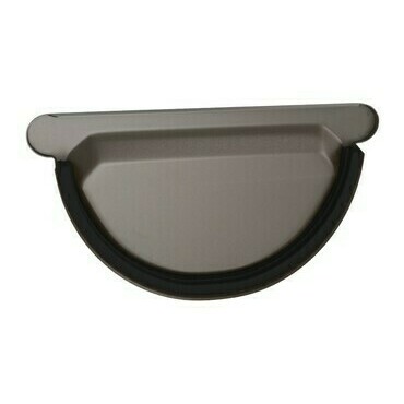 Čelo žlabu s těsněním DEKRAIN ROBUST 280 RAL 8014 Testa di Moro