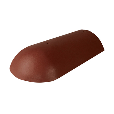 Hřebenáč koncový Bramac Protector s vrutem červenohnědá