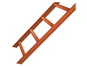 Žebřík střešní ERGO 1 950 mm cihlově červená