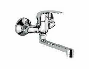 Baterie dřezová nástěnná Mereo Lila CBEE302A01 100 mm chrom ramínko 250 mm