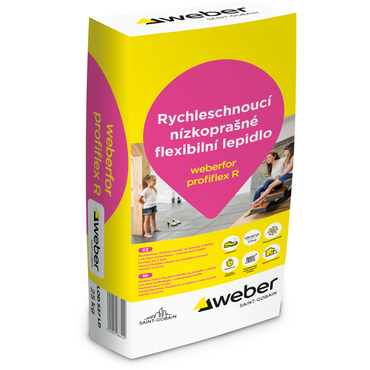 Lepidlo cementové C2FT S1 weberfor profiflex R LD 25 kg
