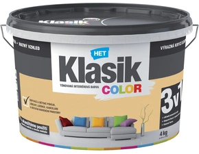 Malba interiérová HET Klasik Color žlutý banánový, 4 kg