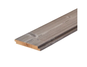 Palubka obkladová kartáčovaná polodrážka Thermowood Luna Arctic Layer smrk 19×142×3 000 mm