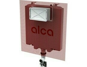 WC nádrž pro zazdívání s perlinkou Alca Basicmodul Slim AM1112P pro závěsné WC