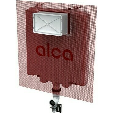 WC nádrž pro zazdívání s perlinkou Alca Basicmodul Slim AM1112P pro závěsné WC