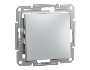 Spínač řazení 1 Schneider Electric Asfora aluminium