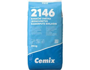 Omítka sanační jednovrstvá Cemix 2146 25 kg