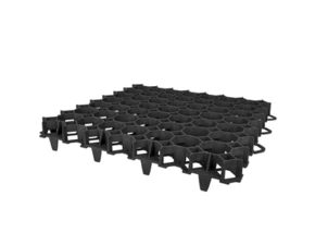 Tvárnice zatravňovací plastová Temagrid 400 černá 470×470×40 mm