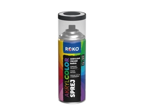 Barva akrylová vrchní Roko AKRYCOLOR Sprej antracitová šedá, 400 ml