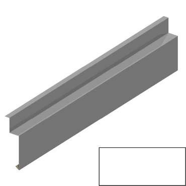 Dilatační lišta RS138S-90 SP 25 RAL 9010 bílá 0,5 mm 2 bm