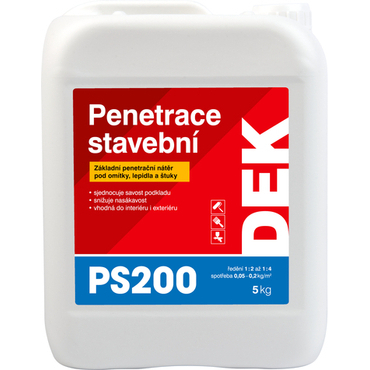 Penetrace stavební DEK PS200 , 5 kg