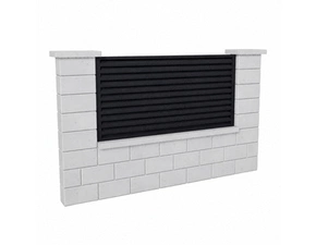 Výplň plotová DEKMETAL RAZZO 2G43A anthracite grey