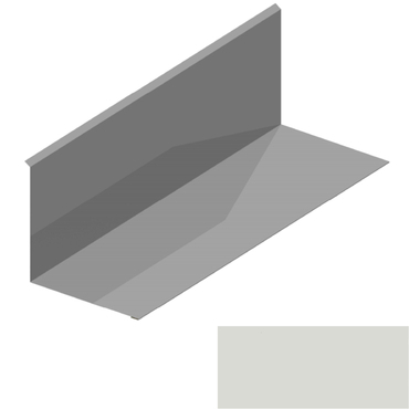 Lemování ke zdi rovnoběžné s okapem RS312S-105 SP 25 RAL 9002 šedobílá