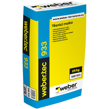 Malta těsnicí webertec 933 25 kg