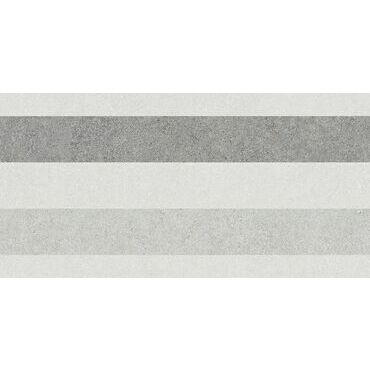 Dekor Rako Block 30×60 cm světle šedá lesklá WARVK080
