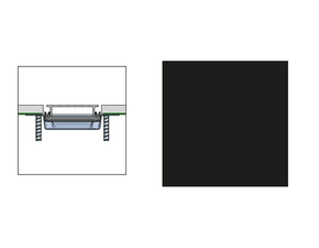 Rošt Profilpas FLAT COVER XPF/60 černá matná