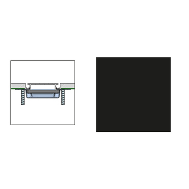 Rošt Profilpas FLAT COVER XPF/70 černá matná