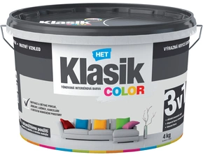 Malba interiérová HET Klasik Color šedý platinový, 4 kg